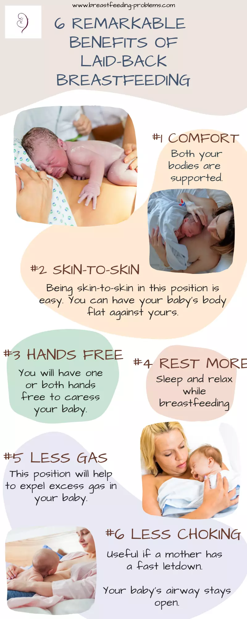 laid back breastfeeding infographic, breastfeeding infographic, biological breastfeeding