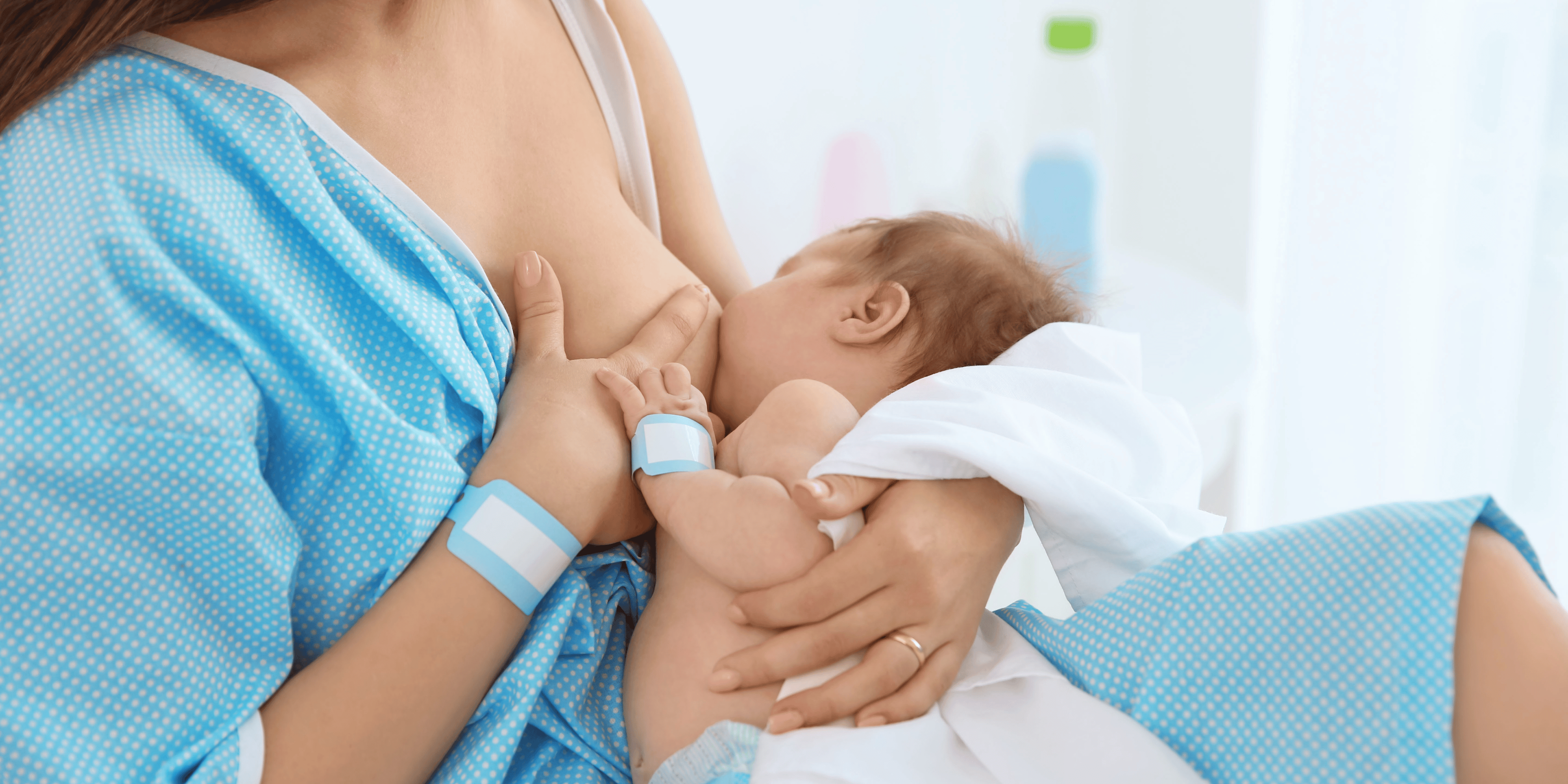 breastfeeding baby in hospital