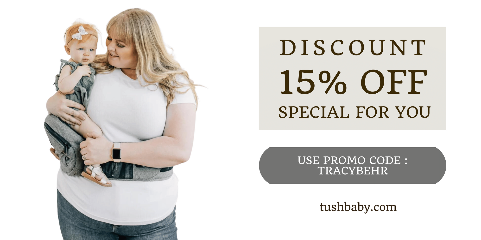 tushbaby discount, tushbaby voucher, tushbaby 15% off, tushbaby discount code, tushbaby extender discount