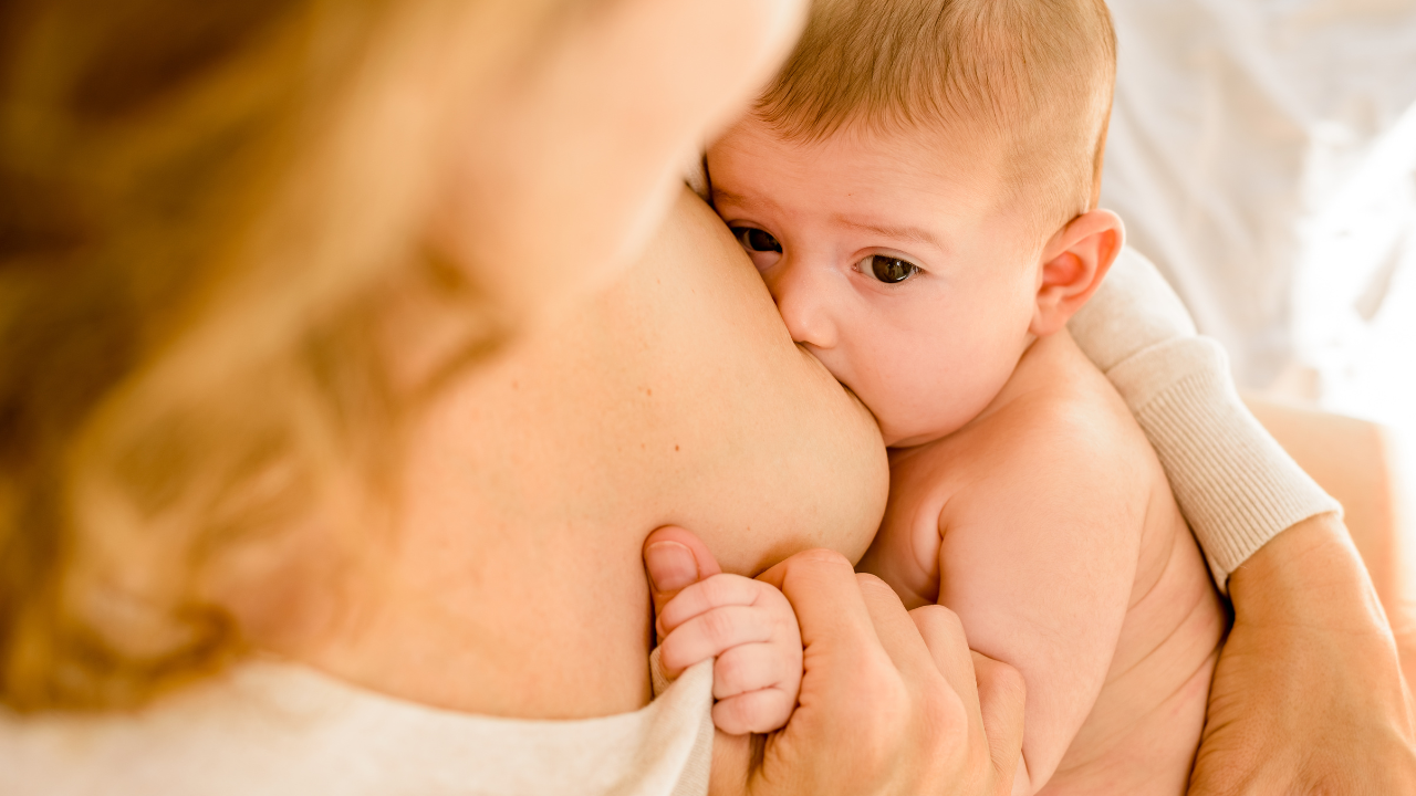 Baby nursing