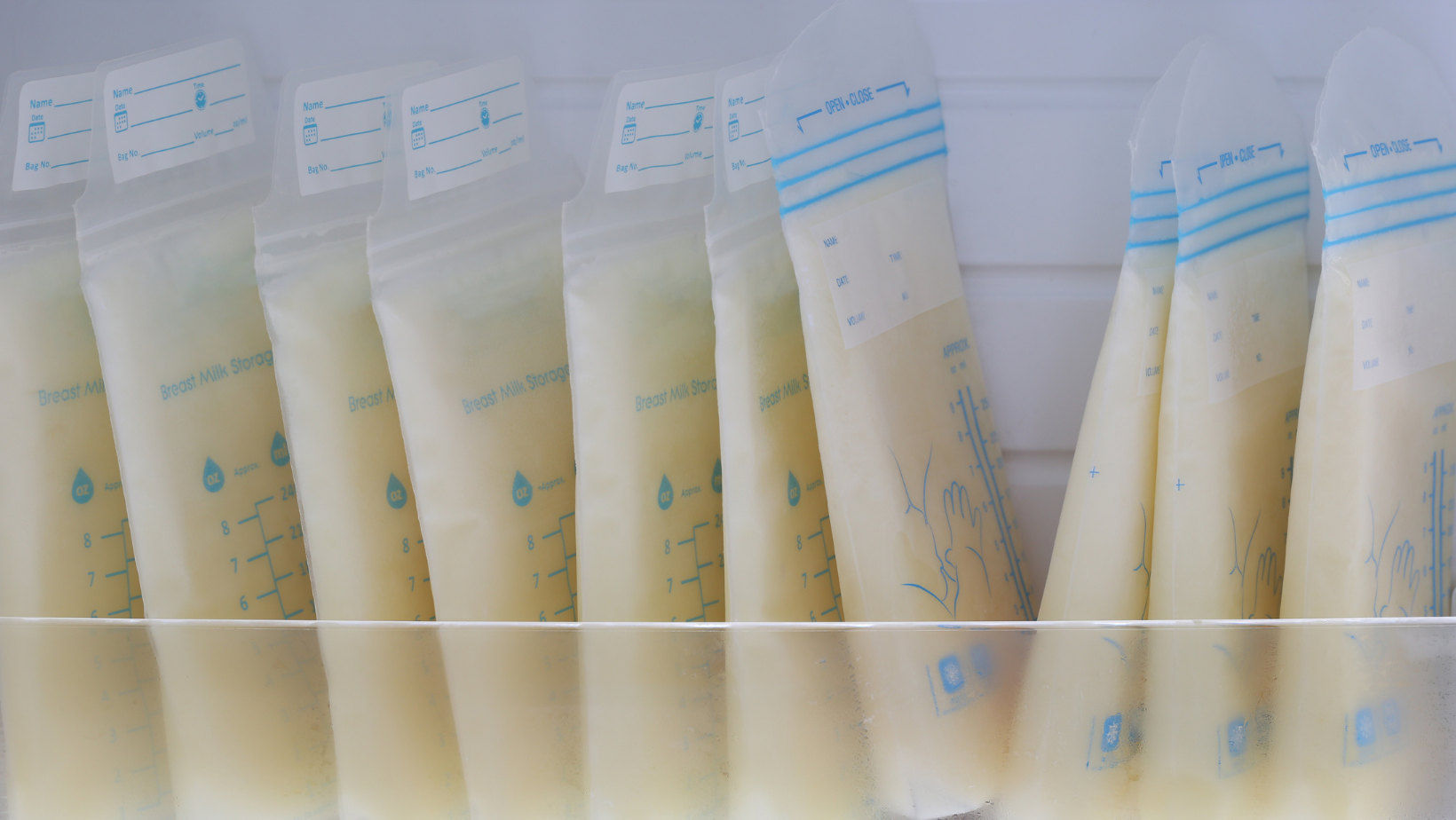 breast milk stash, stored breast milk