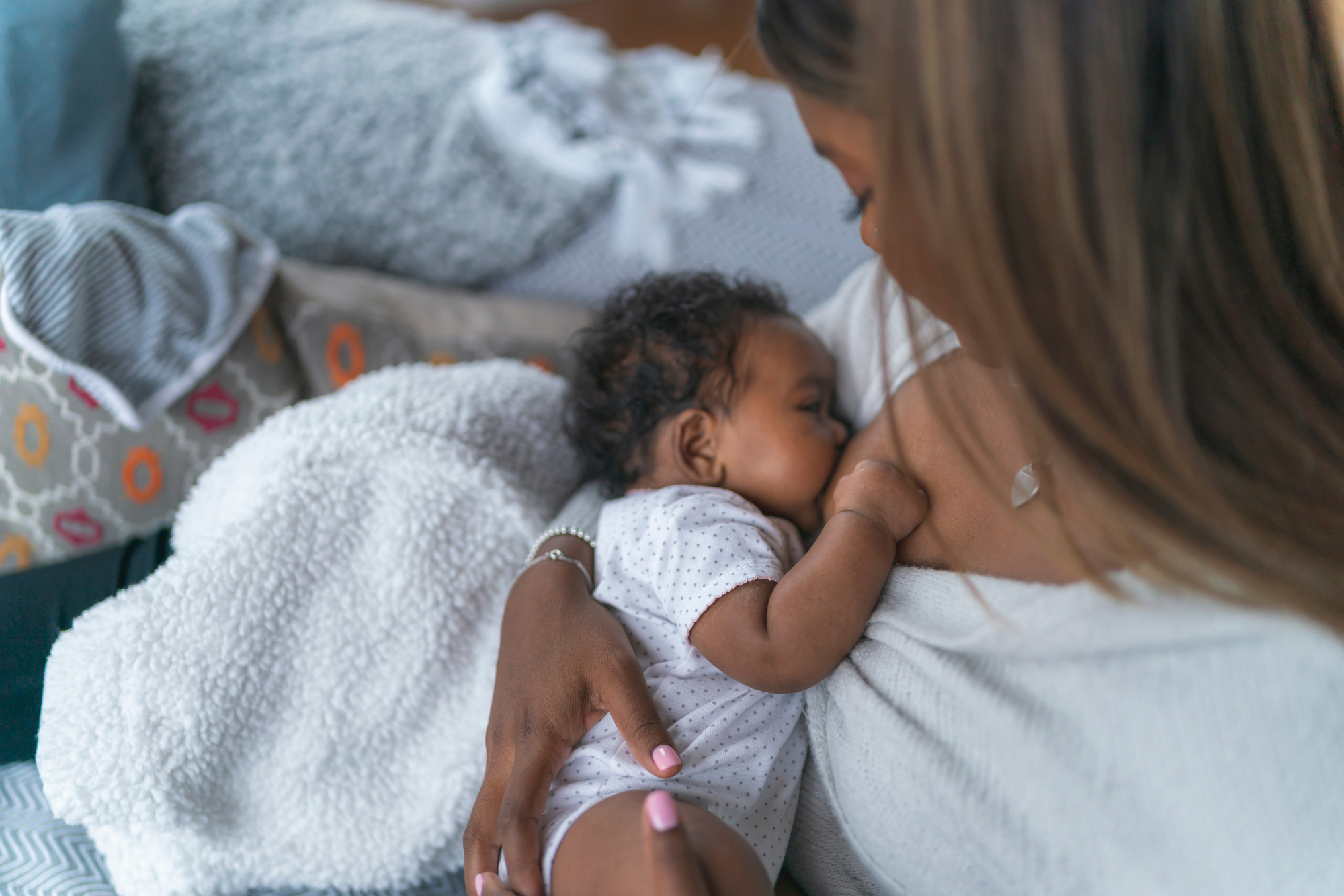 Baby breastfeeding
