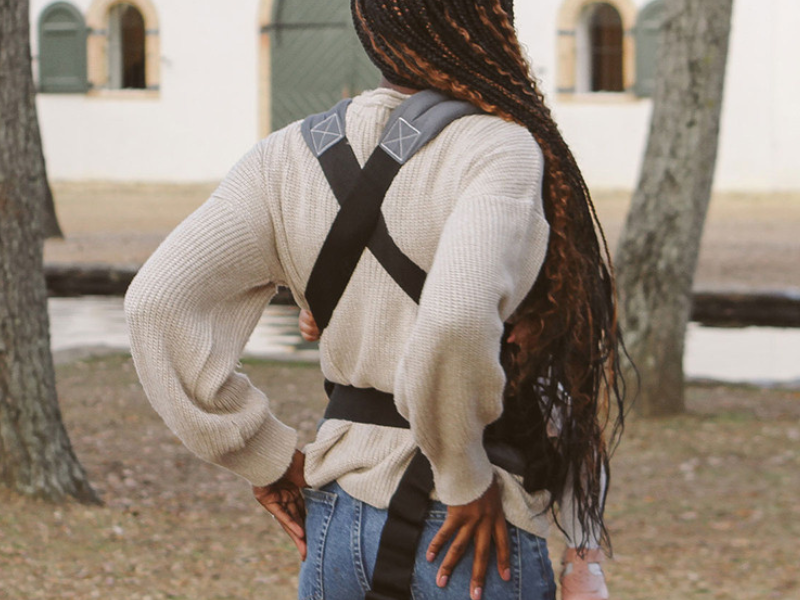 The back view of the Ubuntu Baby Carrier