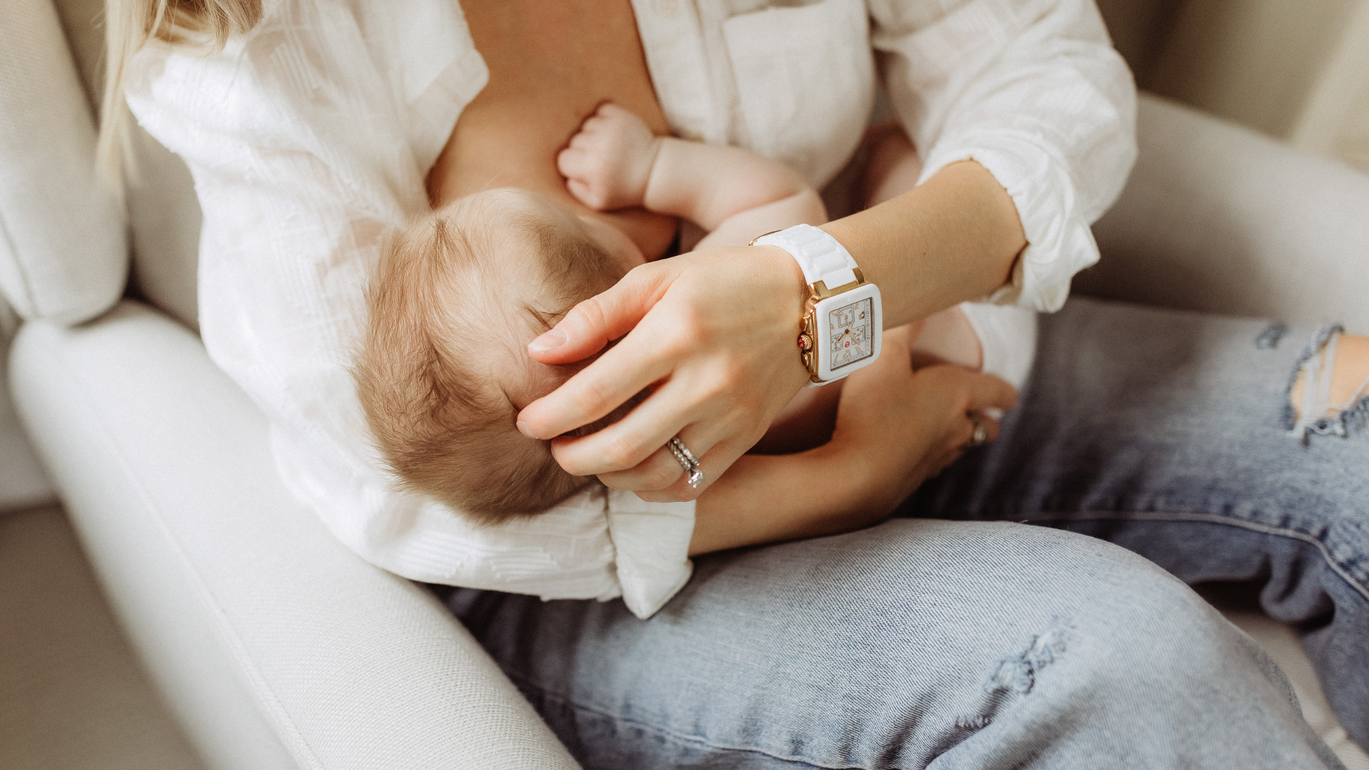 baby breastfeeding, baby at the breast