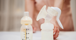 bottle and breast pump