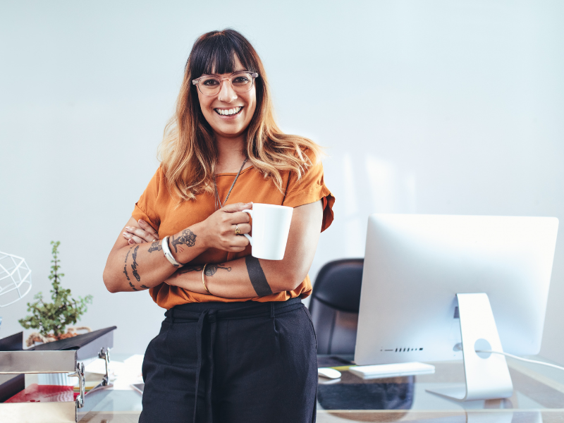 woman in office
